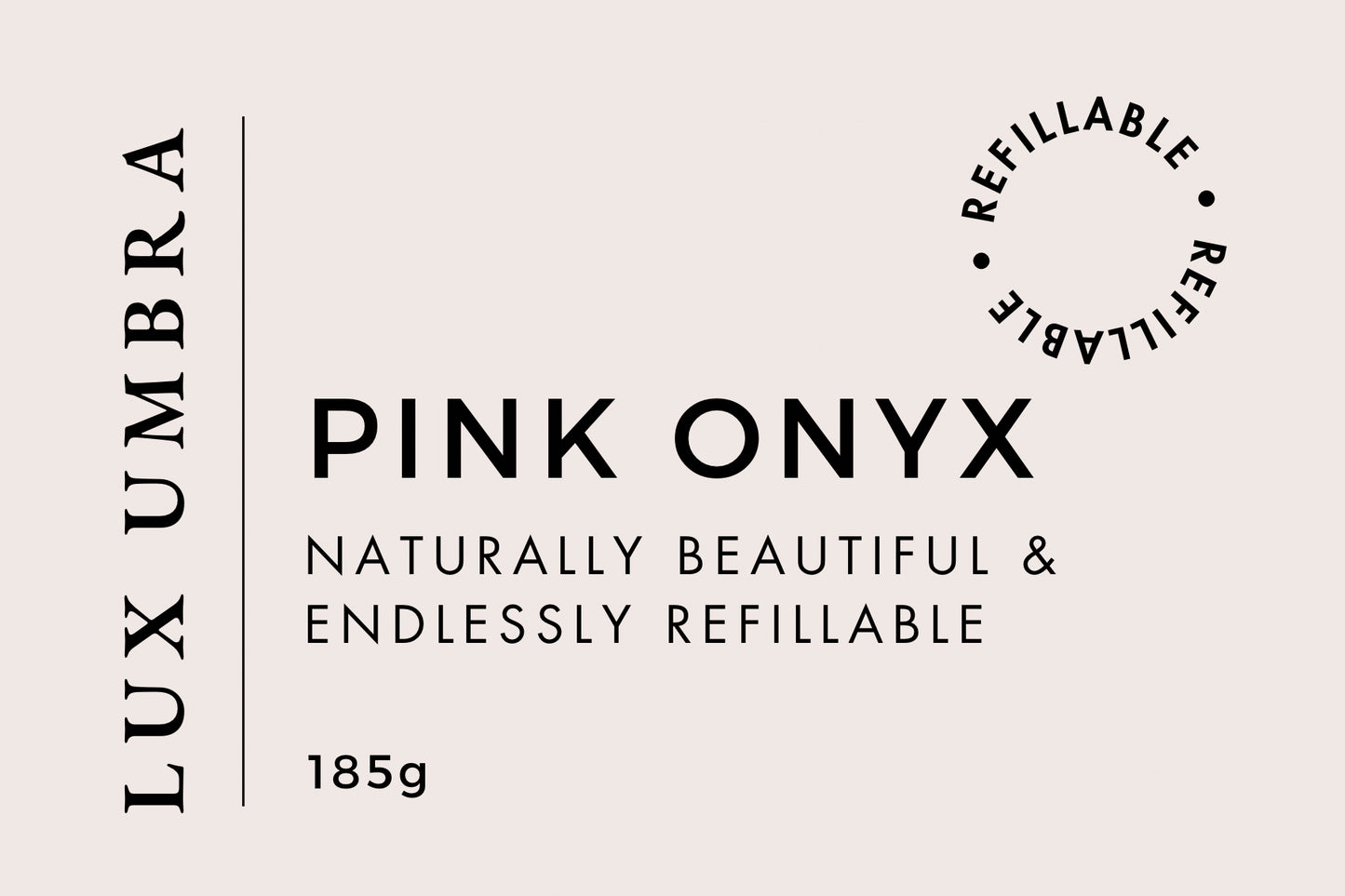 PINK ONYX CANDLE