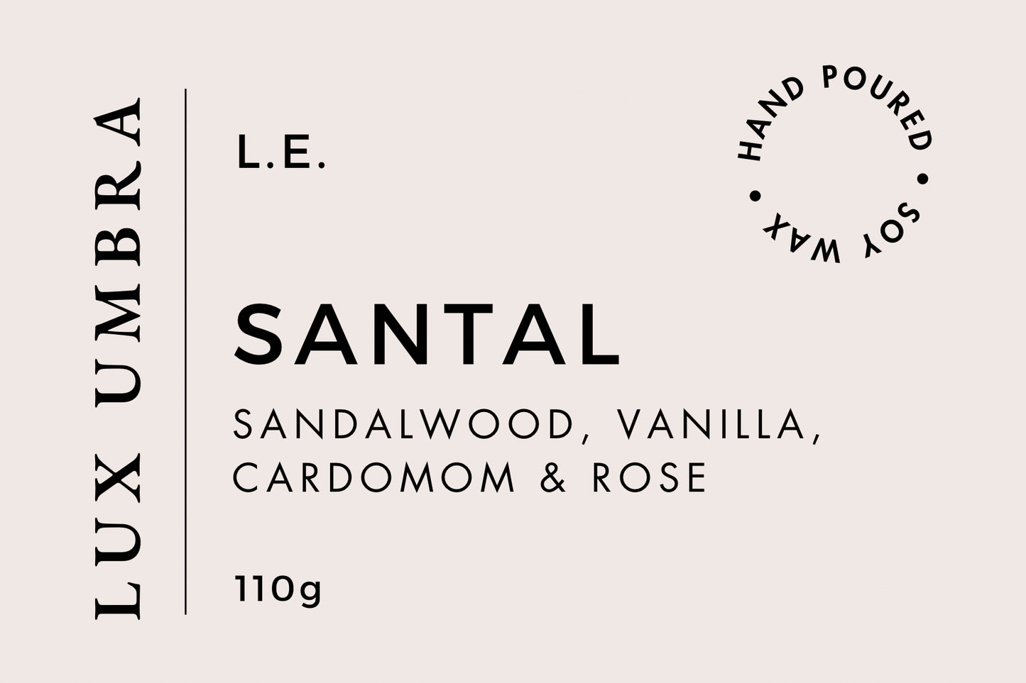 SANTAL - limited edition espresso cup candle