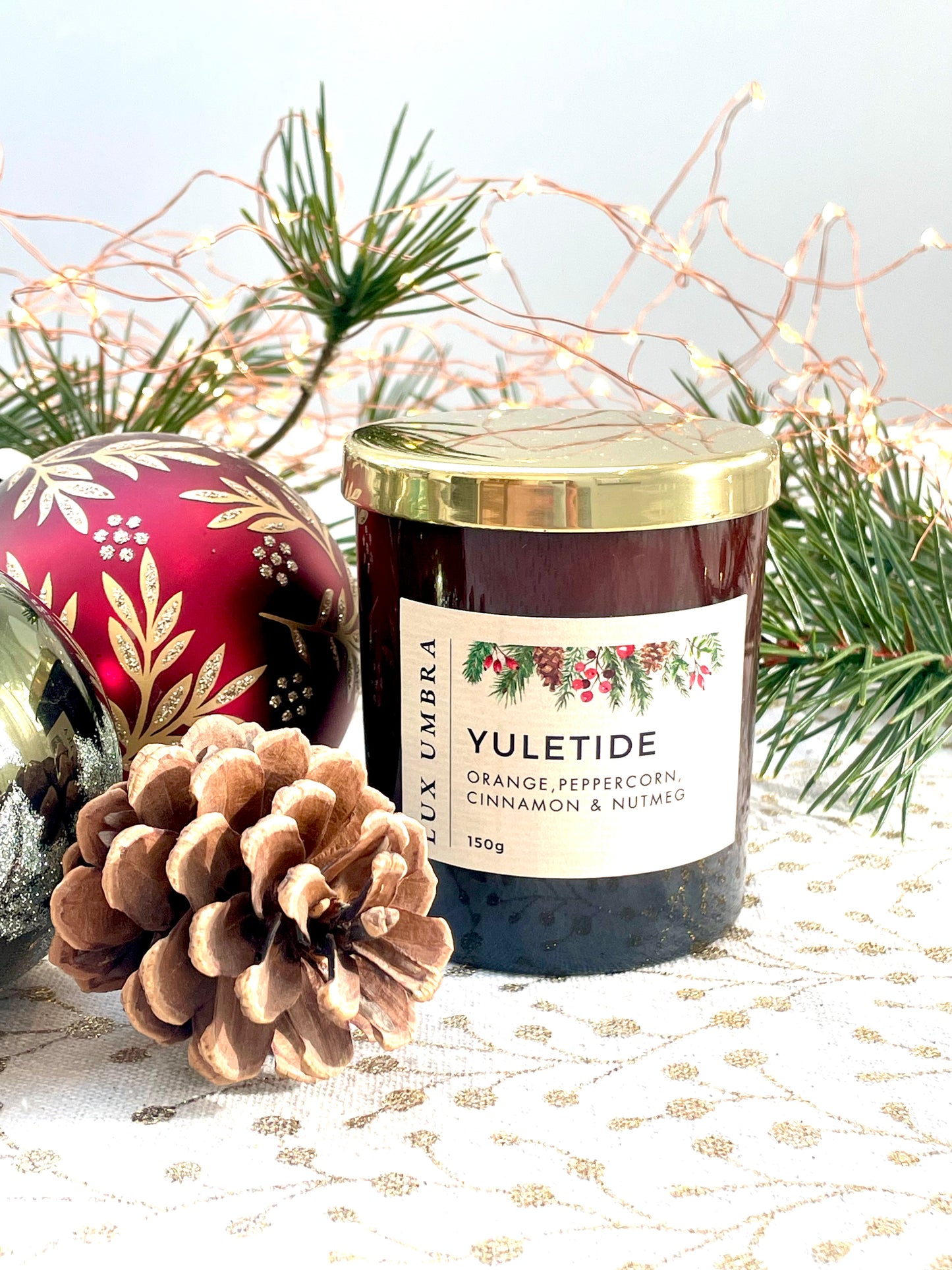 Yuletide - Amber Jar