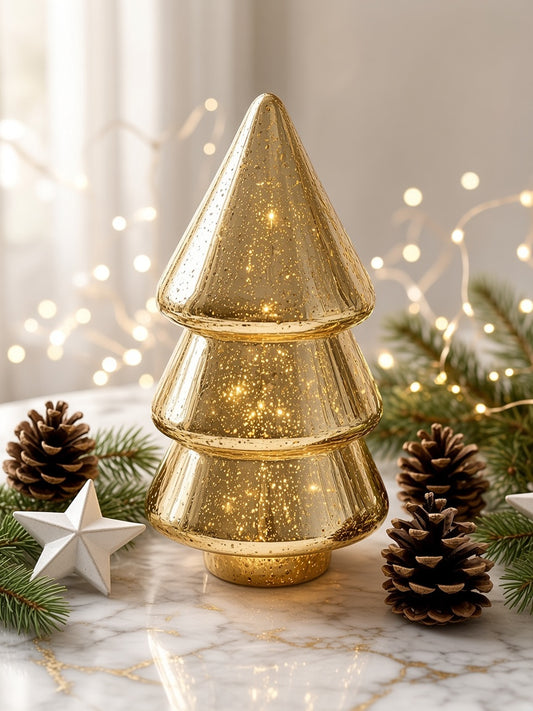 Christmas tree with fairy lights