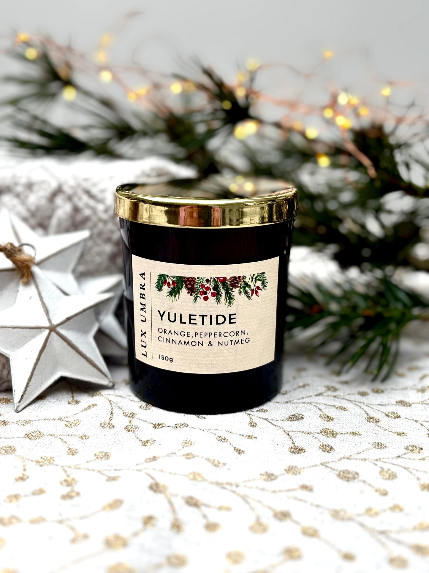 Yuletide - Amber Jar