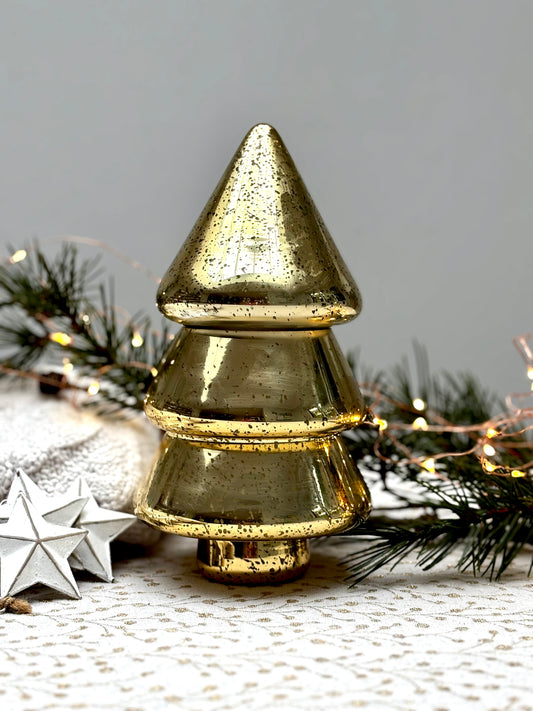 Christmas tree with fairy lights