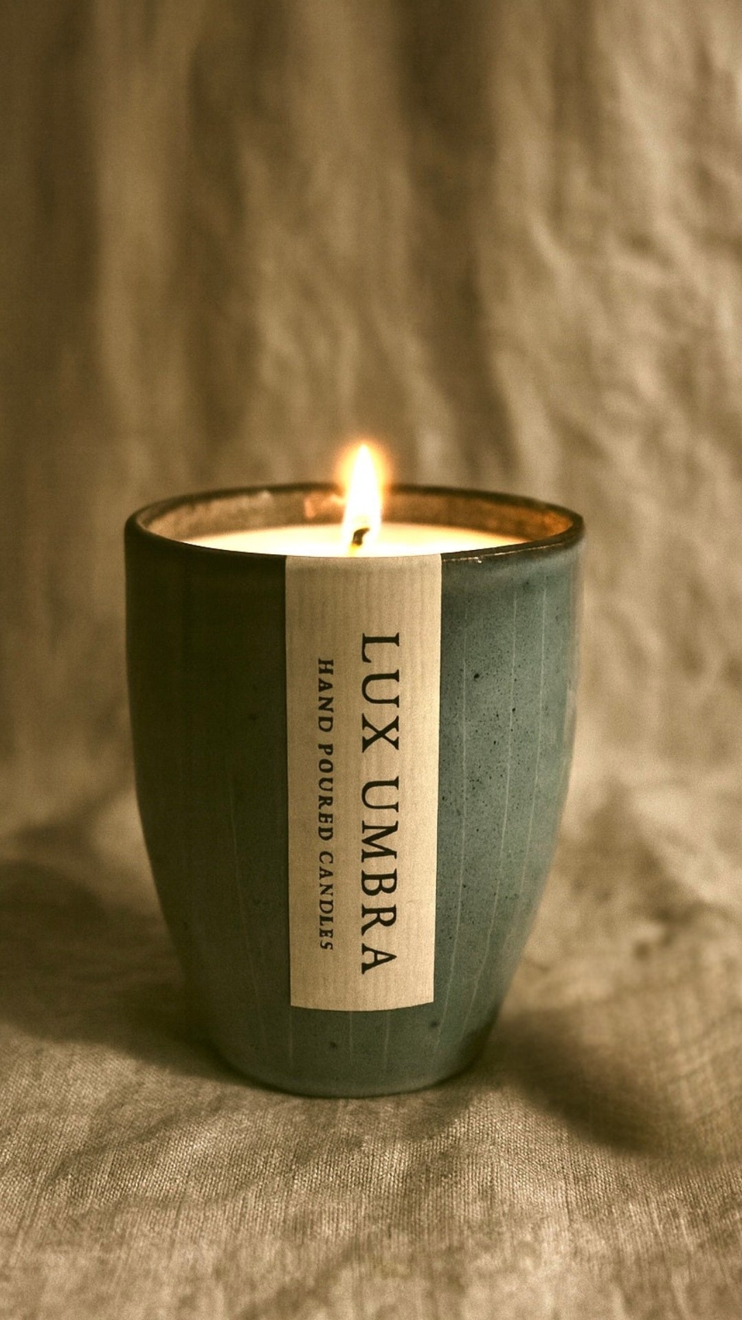 SANTAL - limited edition espresso cup candle
